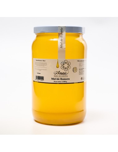 Miel de Romero Cruda 100% Española | Directa del Apicultor | ANAE. Envío rápido, en 24 -48 horas.