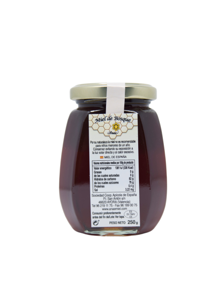 Miel de Bosque Cruda 100% Española | Directa del Apicultor | ANAE. Envío rápido, en 24 -48 horas.