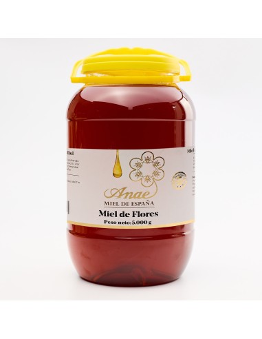 Miel de flores Cruda 100% Española | Directa del Apicultor | ANAE. Envío rápido, en 24 -48 horas.