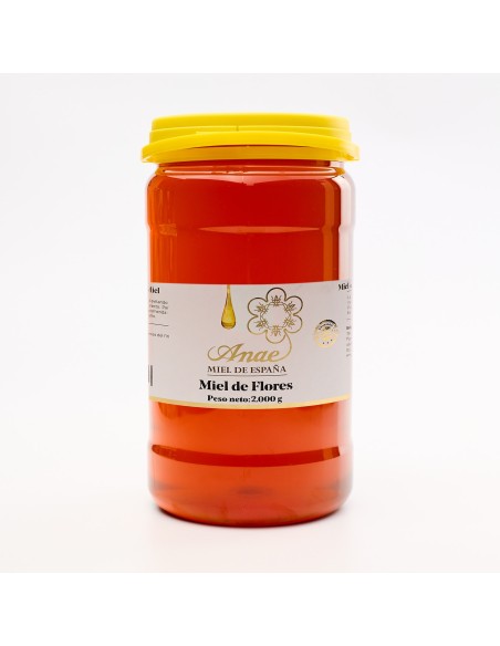 Miel de flores Cruda 100% Española | Directa del Apicultor | ANAE. Envío rápido, en 24 -48 horas.