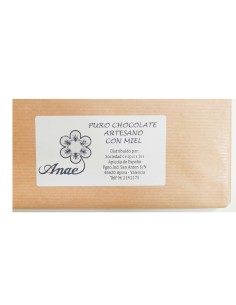 Chocolate negro con miel