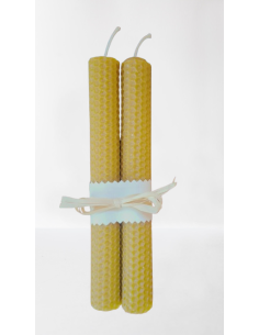 Vela de Miel Artesanal | 100% Cera de Abeja Natural ANAE