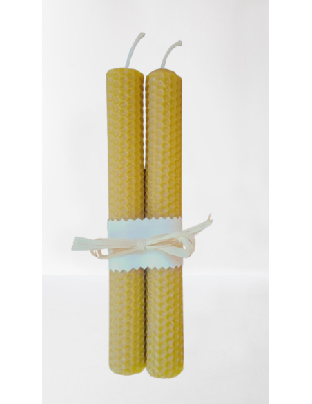 2 Velas de miel artesanal