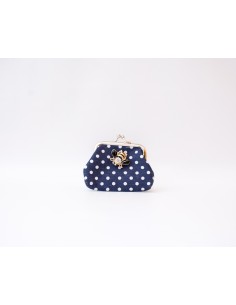 Monedero de tela con broche...