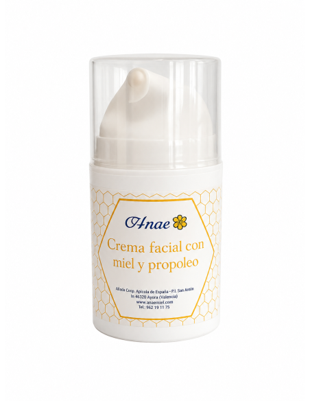 Crema facial con miel y propoleo