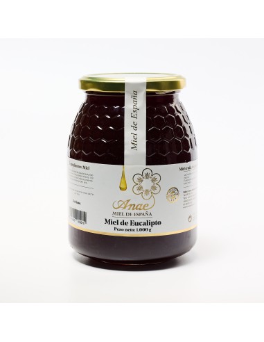 Miel de Eucalipto Cruda 100% Española | Directa del Apicultor | ANAE. Envío rápido, en 24 -48 horas.