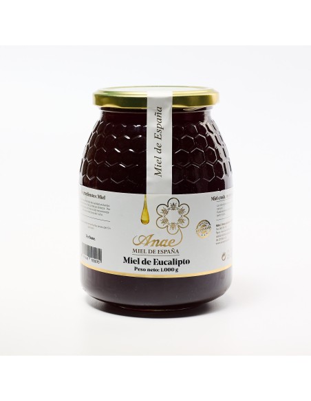 Miel de Eucalipto Cruda 100% Española | Directa del Apicultor | ANAE. Envío rápido, en 24 -48 horas.