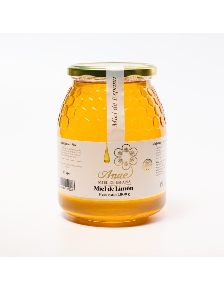 Miel de Limon Cruda 100% Española | Directa del Apicultor | ANAE. Envío rápido, en 24 -48 horas.