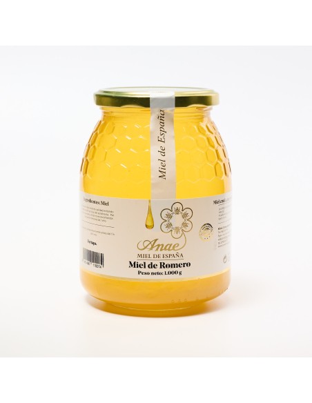 Miel de Romero Cruda 100% Española | Directa del Apicultor | ANAE. Envío rápido, en 24 -48 horas.