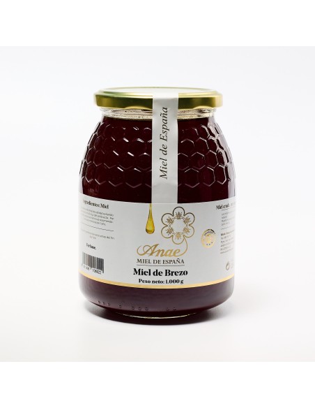 Miel de Brezo Cruda 100% Española | Directa del Apicultor | ANAE. Envío rápido, en 24 -48 horas.